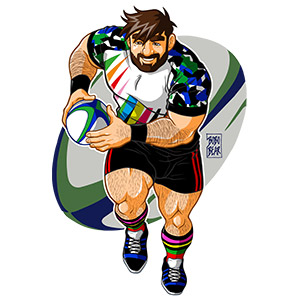 Bobo Bear: Adam likes to play rugby Bobo Bear: Adam likes to play rugby