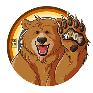 Bobo Bear: Bobo likes to woof - bear pride Bobo Bear: Bobo likes to woof - bear pride