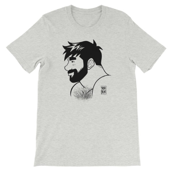 ADAM PROFILE - BLACK LINEART - Short-Sleeve Unisex T-Shirt
