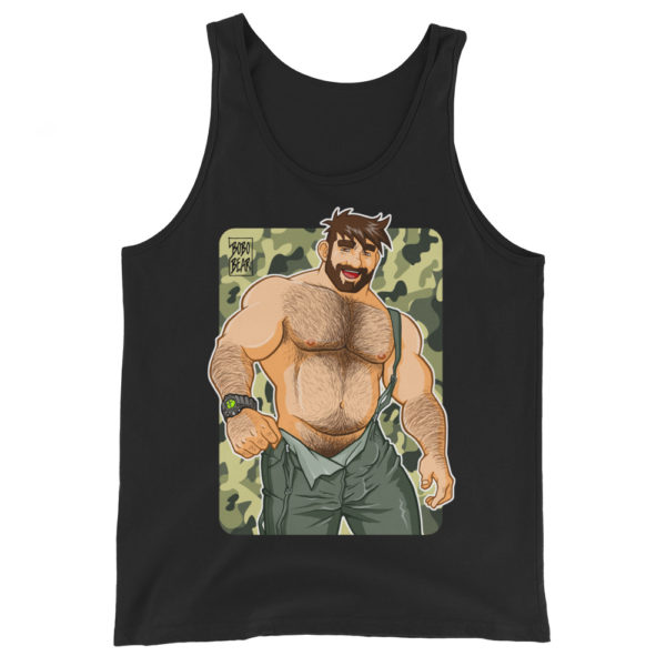 ADAM LIKES DUNGAREES - ARMY CAMOUFLAGE - Unisex  Tank Top