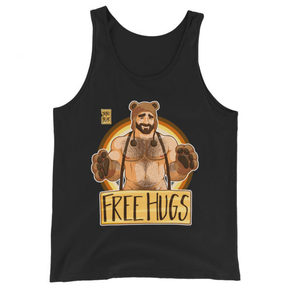ADAM LIKES HUGS - BEAR PRIDE - Unisex  Tank Top