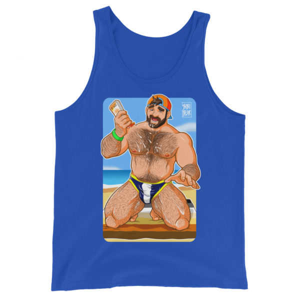 ADAM LIKES SUN LOTION - Unisex  Tank Top