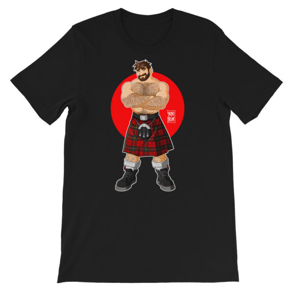 ADAM LIKES KILTS - NAKED CHEST - Short-Sleeve Unisex T-Shirt