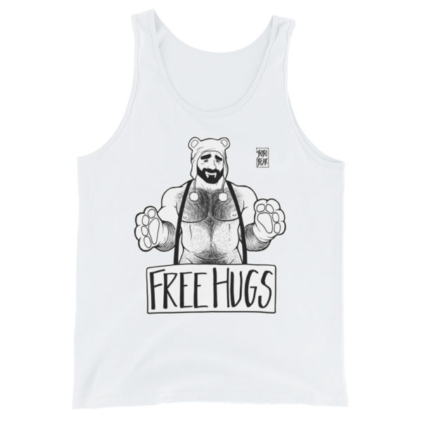 ADAM LIKES HUGS - LINEART - Unisex  Tank Top