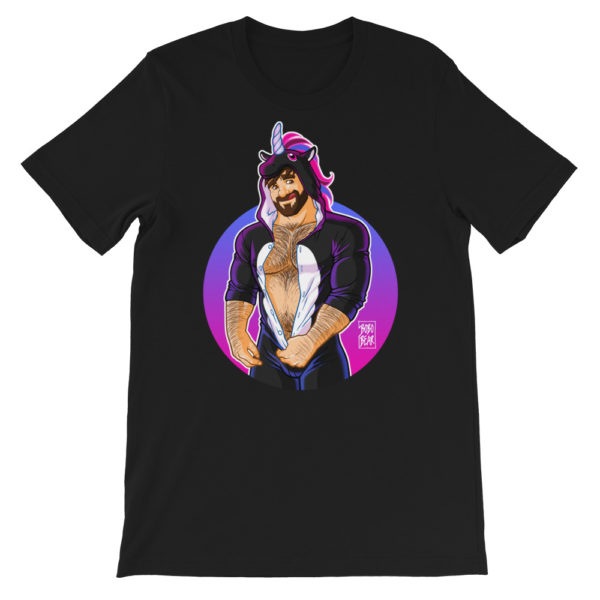 ADAM LIKES UNICORNS - Short-Sleeve Unisex T-Shirt