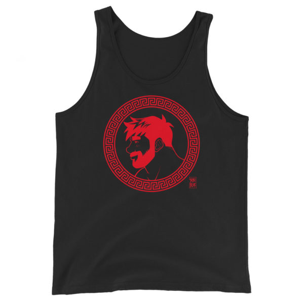ADAM LIKES GREECE - RED - Unisex Tank Top