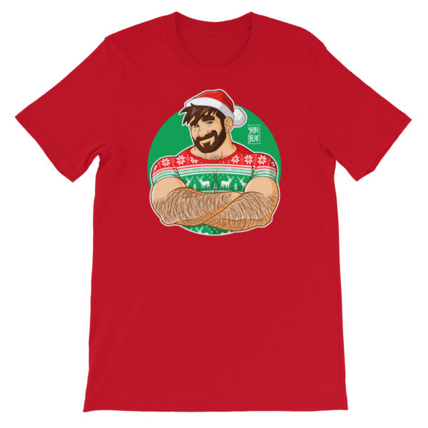 ADAM LIKES CROSSING ARMS AT XMAS PARTIES - Short-Sleeve Unisex T-Shirt