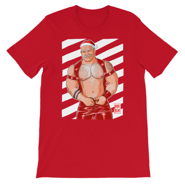 DADDY LIKES XMAS IN LEATHER - Short-Sleeve Unisex T-Shirt