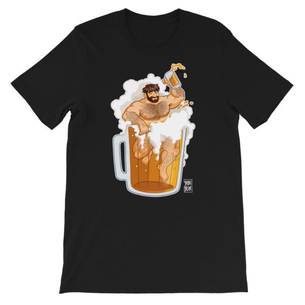 ADAM LIKES BIG BEER - Short-Sleeve Unisex T-Shirt