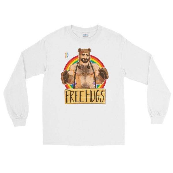 ADAM LIKES HUGS - GAY PRIDE - Long Sleeve T-Shirt