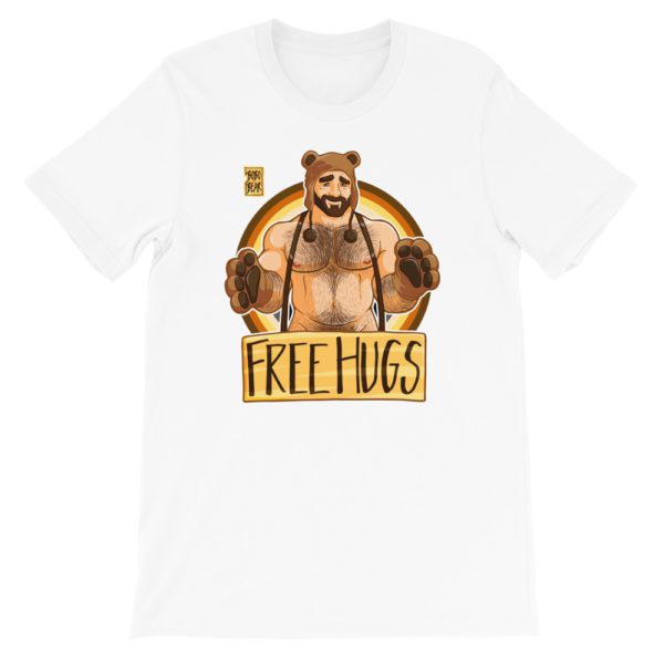 ADAM LIKES HUGS - BEAR PRIDE - Short-Sleeve Unisex T-Shirt