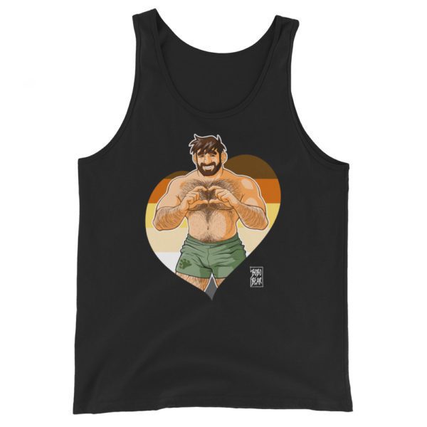 ADAM I LOVE YOU - BEAR PRIDE - HEART - Unisex Tank Top