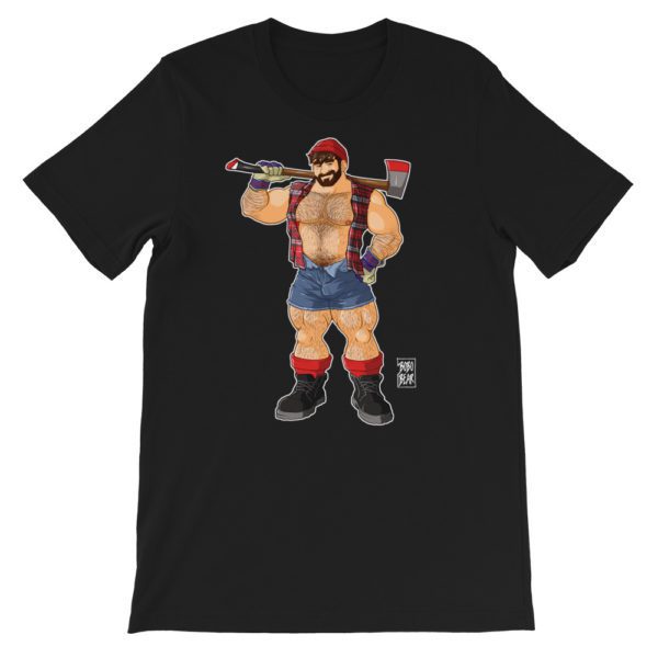 ADAM LIKES LUMBERJACKS - Short-Sleeve Unisex T-Shirt