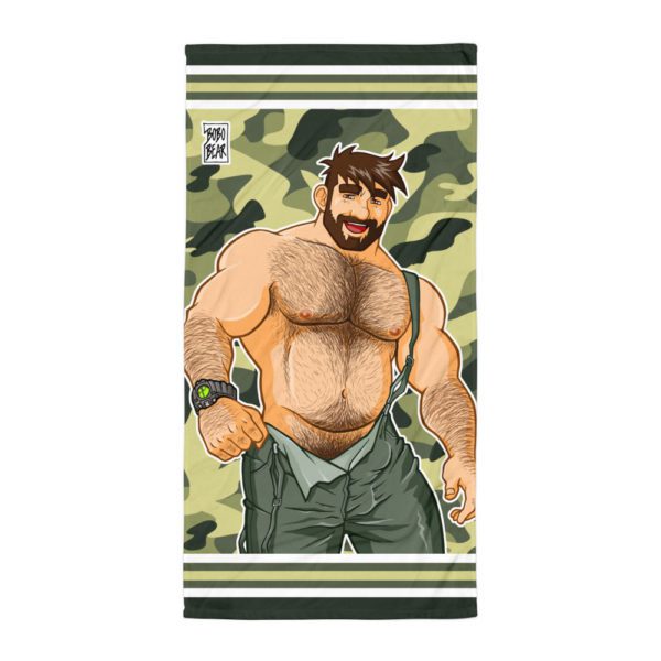 ADAM LIKES DUNGAREES - Beach Towel