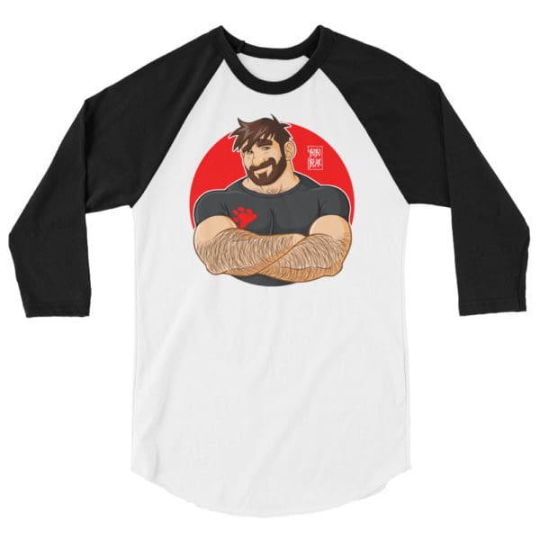 ADAM LIKES CROSSING ARMS - 3/4 sleeve raglan shirt