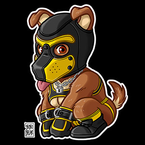 Bobo Bear: PLAYFUL PUPPY - YELLOW MASK