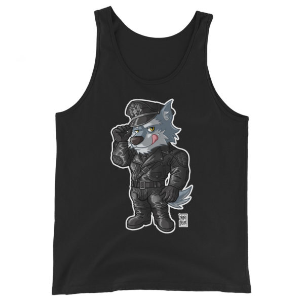 LEATHER WOLF - Unisex Tank Top