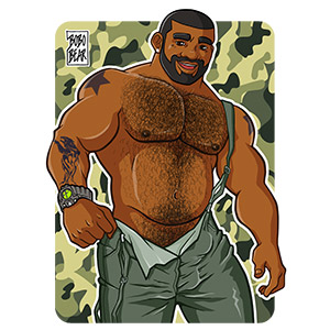 Bobo Bear: Chuck likes Dungarees - Camouflage