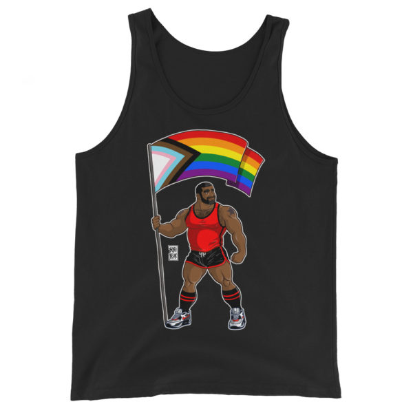 CHUCK LIKES PRIDE FLAG - Bobo Bear Unisex Tank Top