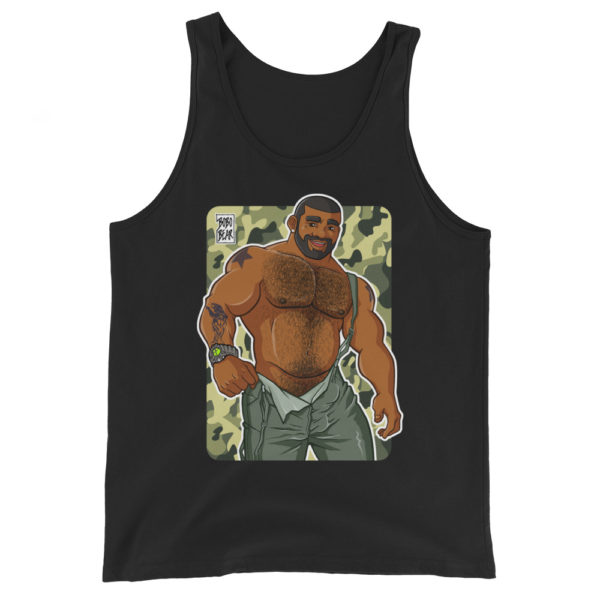 CHUCK LIKES DUNGAREES - CAMOUFLAGE - Bobo Bear Unisex Tank Top