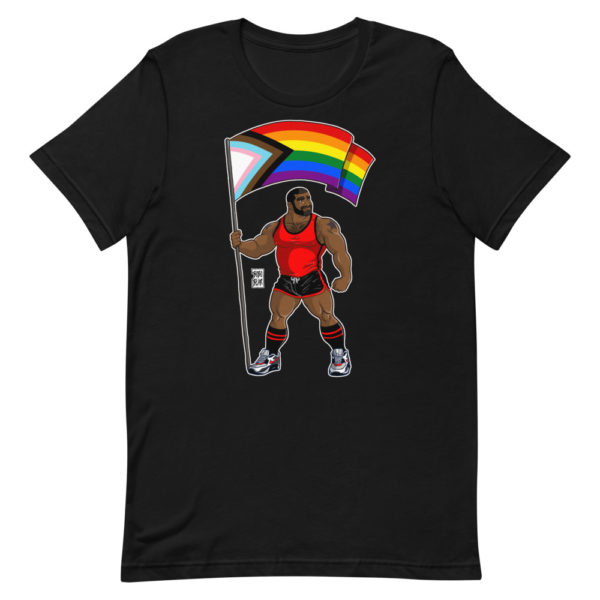 CHUCK LIKES PRIDE FLAG - Bobo Bear Short-Sleeve Unisex T-Shirt