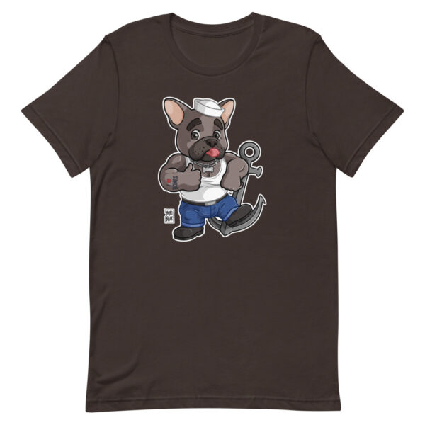 FRISKY FRENCHIE (BRINDLE) - Bobo Bear Short-Sleeve Unisex T-Shirt