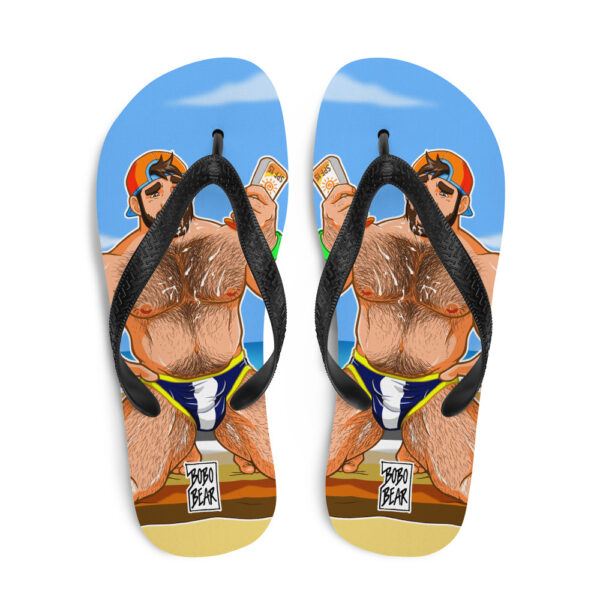 ADAM LIKES SUN LOTION - Bobo Bear Flip-Flops