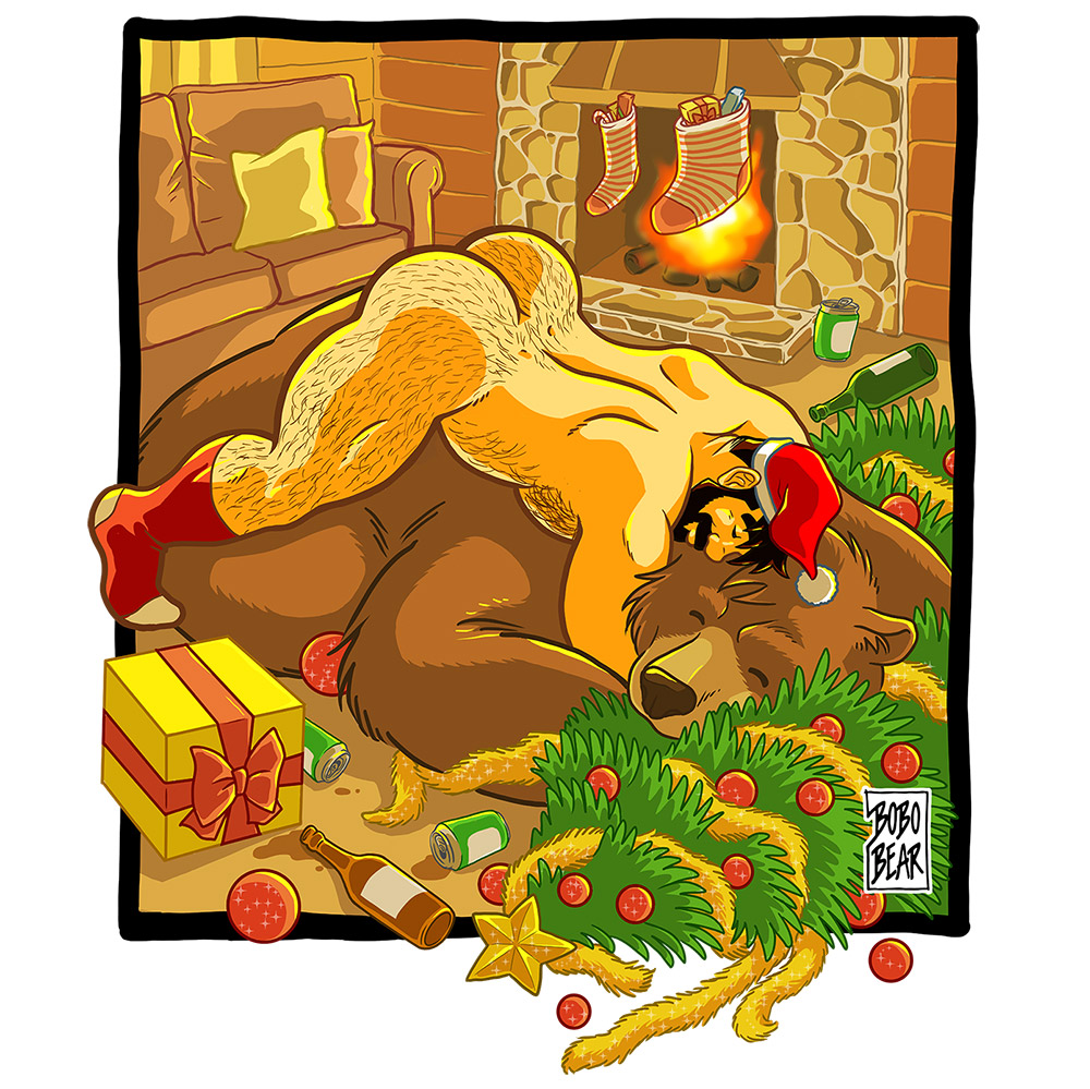 Bobo Bear: ADAM AND BOBO - AFTER THE XMAS PARTY Bobo Bear: ADAM AND BOBO - AFTER THE XMAS PARTY