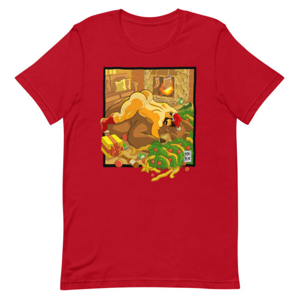 ADAM AND BOBO - AFTER THE XMAS PARTY - Bobo Bear Short-Sleeve Unisex T-Shirt