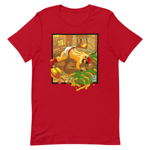ADAM AND BOBO - AFTER THE XMAS PARTY (Adam wearing boxers) - Bobo Bear Short-Sleeve Unisex T-Shirt