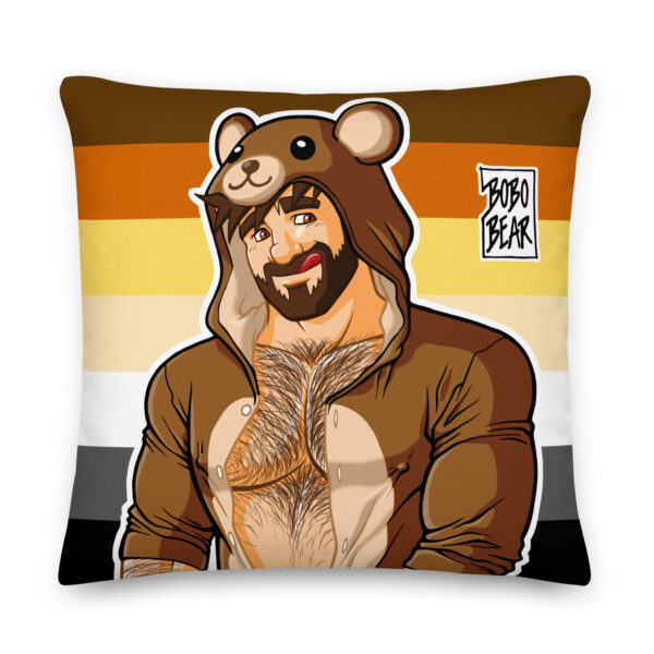 ADAM LIKES TEDDY BEARS - Bobo Bear Premium Pillow