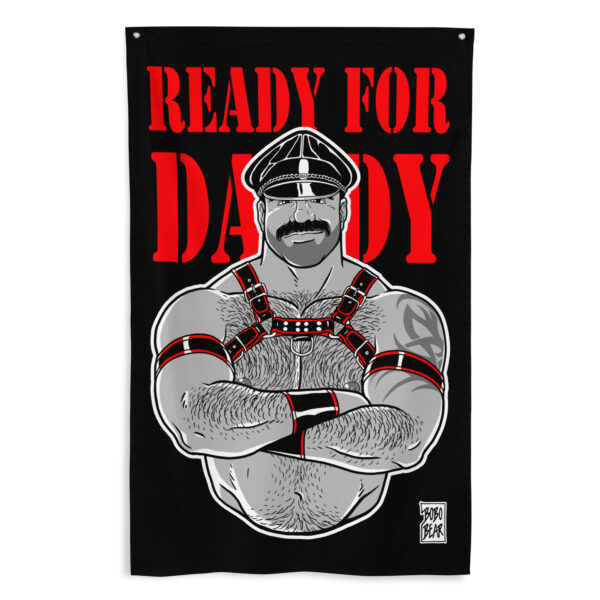 Ready for Daddy - Bobo Bear Flag