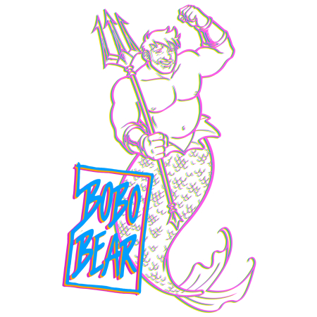 Bobo Bear - ADAM LIKES MERMEN - POP ART