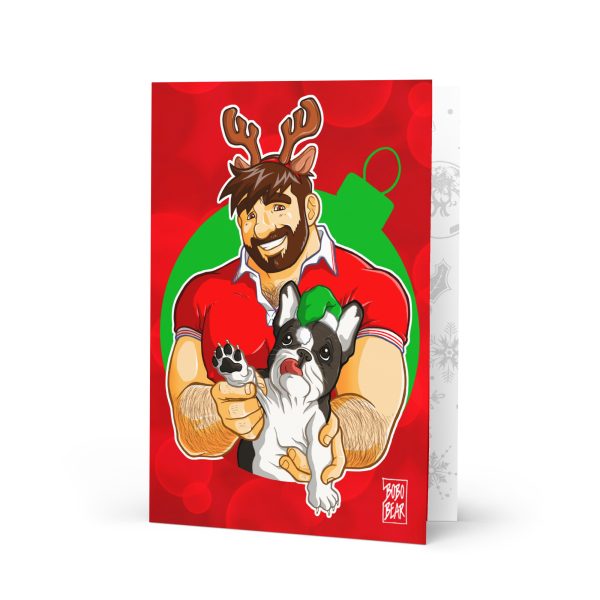 XMAS - ADAM LIKES FRENCHIES - Bobo Bear Greeting card