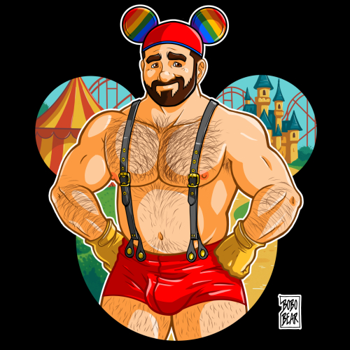 Bobo Bear: ADAM LIKES GAY DAYS - RAINBOW MOUSE HAT Bobo Bear: ADAM LIKES GAY DAYS - RAINBOW MOUSE HAT