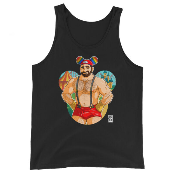 ADAM LIKES GAY DAYS - RED MOUSE HAT - Bobo Bear Men's Tank Top