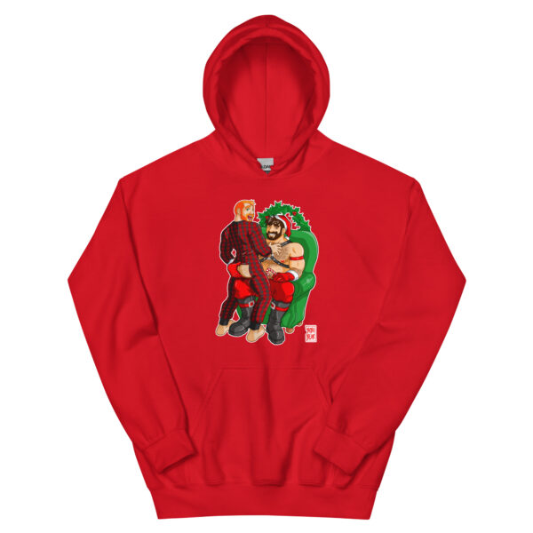 ADAM LIKES BUM FLAPS (XMAS) - Bobo Bear Unisex Hoodie