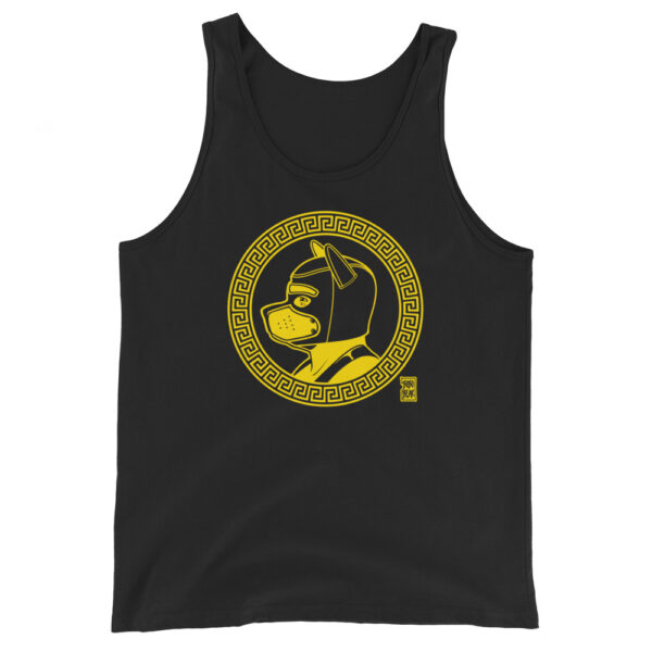 PUPPY LIKES GREECE - YELLOW - Bobo Bear Men's Tank Top