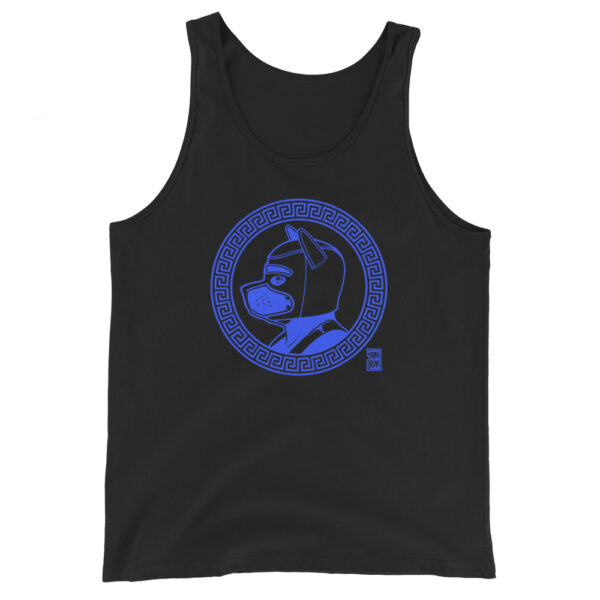PUPPY LIKES GREECE - BLUE - Bobo Bear Men's Tank Top