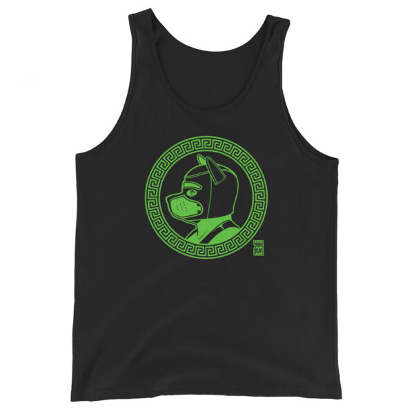 PUPPY LIKES GREECE - GREEN - Bobo Bear Men's Tank Top