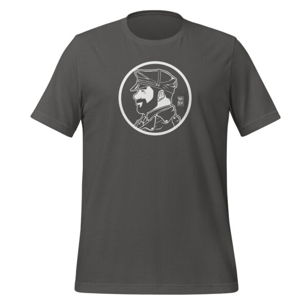 ADAM PROFILE FULL LEATHER - LINEART - Bobo Bear Unisex t-shirt