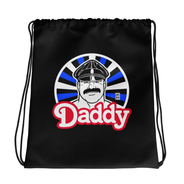 MOUSTACHE DADDY LEATHER PRIDE - Bobo Bear Drawstring bag