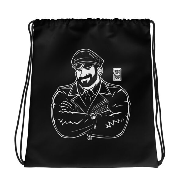 ADAM LIKES CROSSING ARMS FULL LEATHER - Bobo Bear Drawstring bag