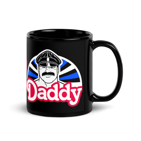 MOUSTACHE DADDY LEATHER PRIDE - Bobo Bear Black Glossy Mug