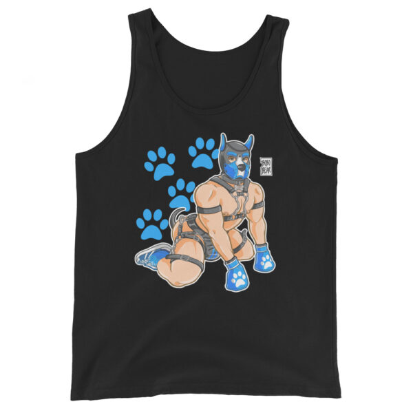 HOOMAN PUPPY - BLUE (HAIRLESS VERSION) - Bobo Bear Men's Tank Top