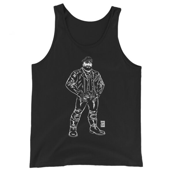 JIM LIKES LEATHER BIKERS - Bobo Bear Men's Tank Top
