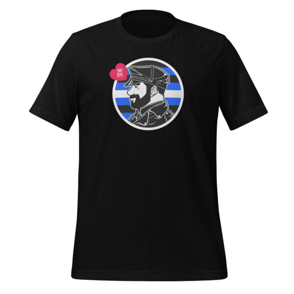 ADAM PROFILE FULL LEATHER - LEATHER FLAG - Bobo Bear Unisex t-shirt