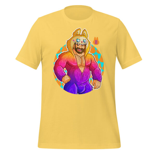 ADAM LIKES LA-BOBO - DETAIL - Yellow Pink Onesie - Bobo Bear Unisex t-shirt
