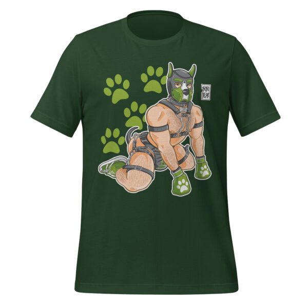HOOMAN PUPPY - GREEN - Bobo Bear Unisex t-shirt
